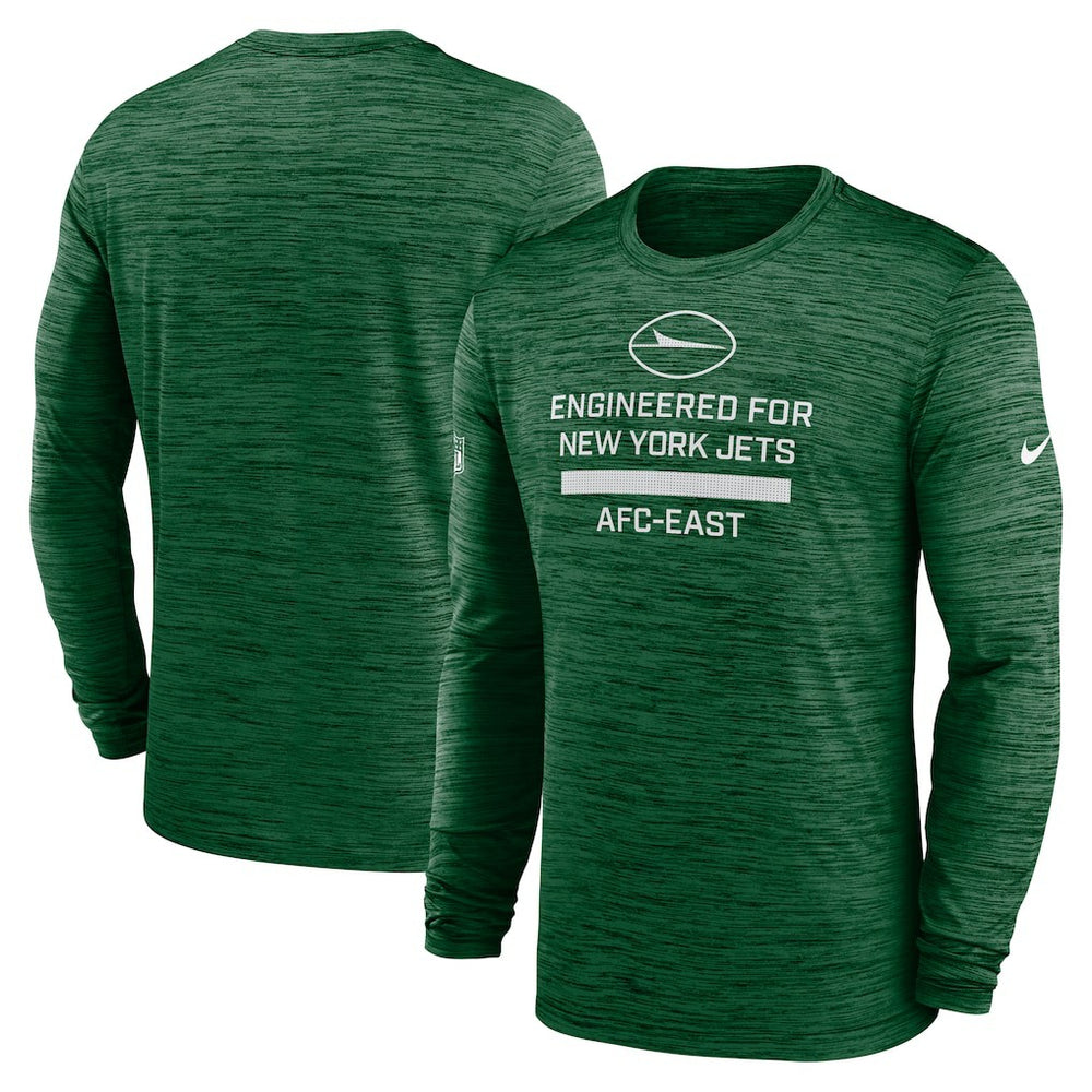 New York Jets Sideline Velocity Performance Long Sleeve T-Shirt - Green - Nike