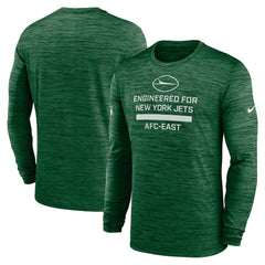 New York Jets Sideline Velocity Performance Long Sleeve T-Shirt - Green - Nike