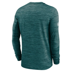 Philadelphia Eagles Sideline Velocity Performance Long Sleeve T-Shirt - Midnight Green - Nike