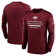 Tampa Bay Buccaneers Sideline Velocity Performance Long Sleeve T-Shirt - Red - Nike