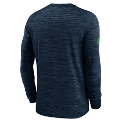 Seattle Seahawks Sideline Velocity Performance Long Sleeve T-Shirt - College Navy - Nike