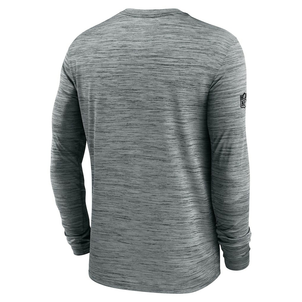 San Francisco 49ers Sideline Velocity Performance Long Sleeve T-Shirt - Gray - Nike