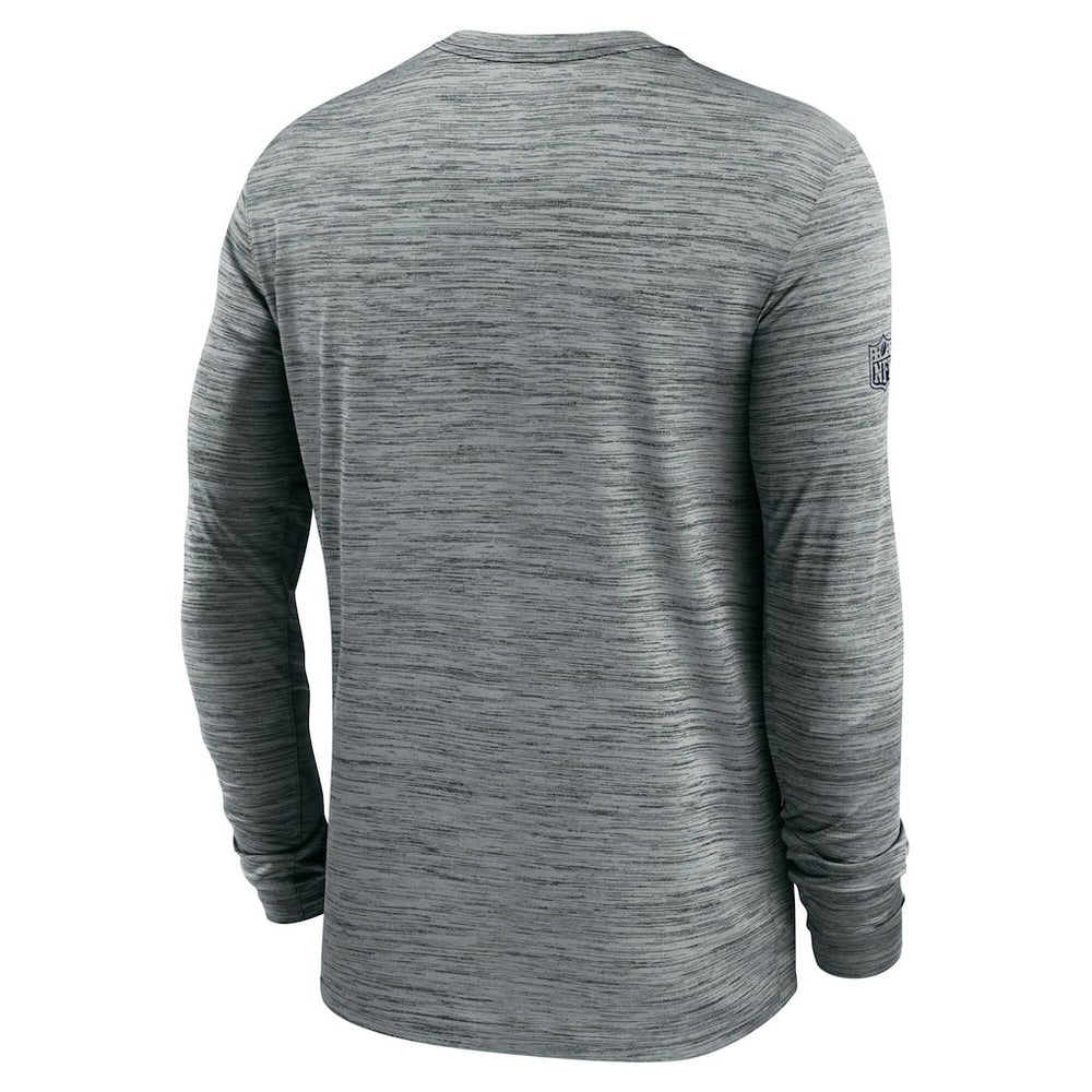 Dallas Cowboys Sideline Velocity Performance Long Sleeve T-Shirt - Gray - Nike