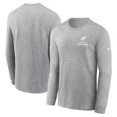 Arizona Cardinals Sideline Dri-FIT Long Sleeve T-Shirt - Heather Gray - Nike