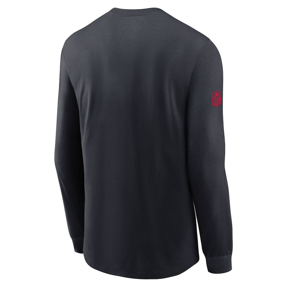 Houston Texans Sideline Dri-FIT Long Sleeve T-Shirt - Navy - Nike