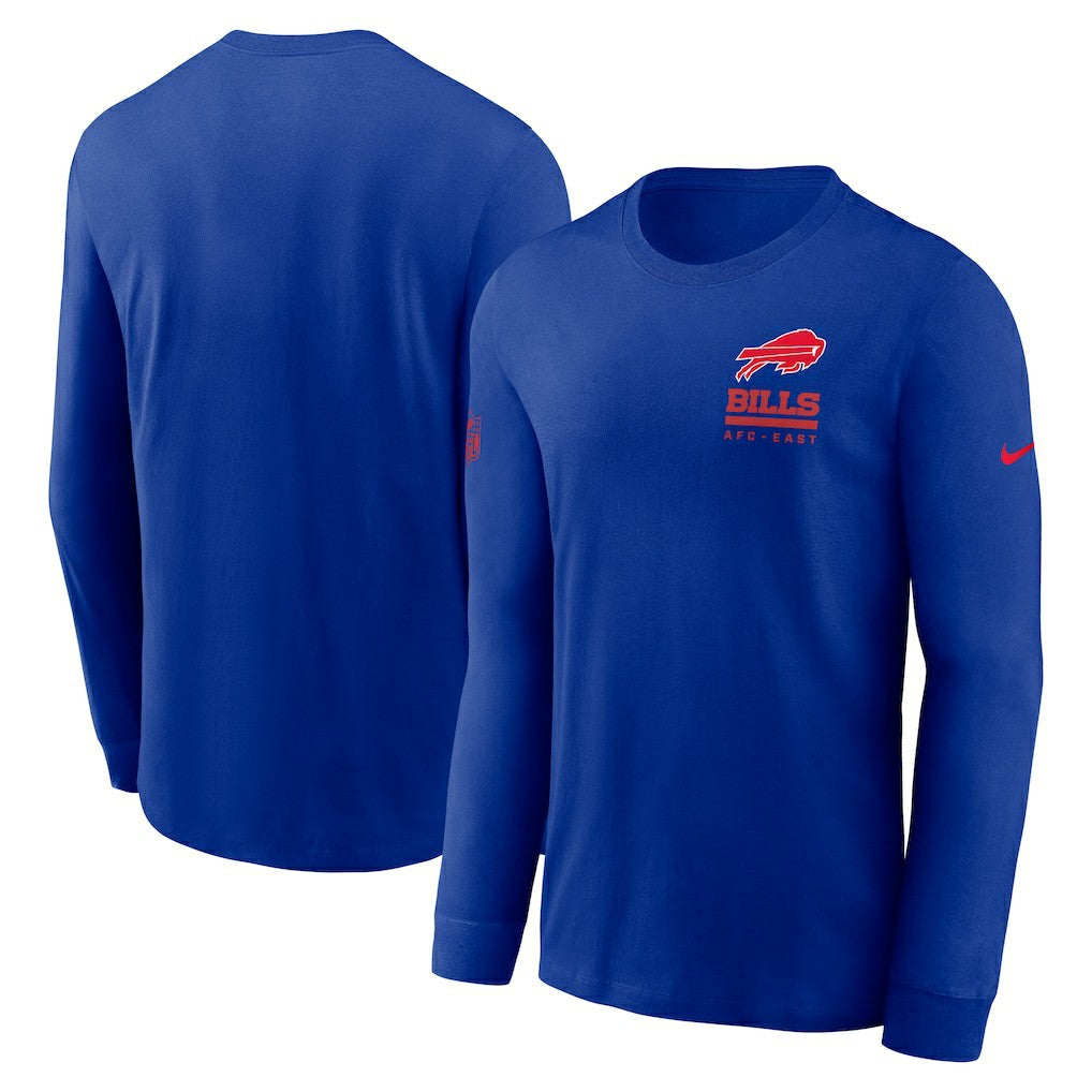 Buffalo Bills Sideline Dri-FIT Long Sleeve T-Shirt - Royal - Nike