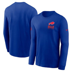 Buffalo Bills Sideline Dri-FIT Long Sleeve T-Shirt - Royal - Nike