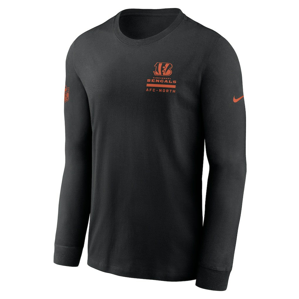 Cincinnati Bengals Sideline Dri-FIT Long Sleeve T-Shirt - Black - Nike