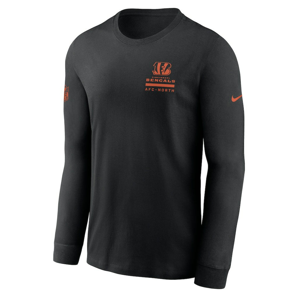 Cincinnati Bengals Sideline Dri-FIT Long Sleeve T-Shirt - Black - Nike