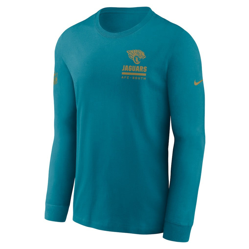 Jacksonville Jaguars Sideline Dri-FIT Long Sleeve T-Shirt - Teal - Nike