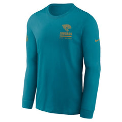 Jacksonville Jaguars Sideline Dri-FIT Long Sleeve T-Shirt - Teal - Nike
