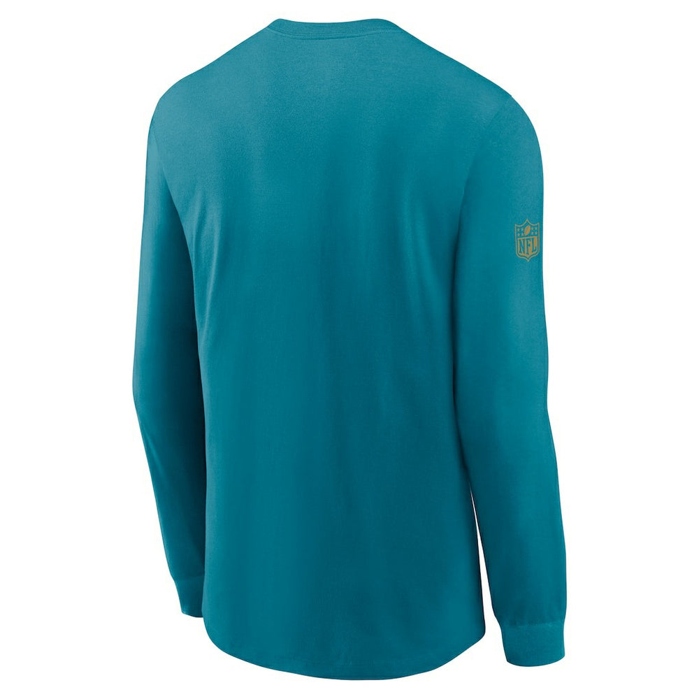 Jacksonville Jaguars Sideline Dri-FIT Long Sleeve T-Shirt - Teal - Nike
