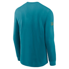 Jacksonville Jaguars Sideline Dri-FIT Long Sleeve T-Shirt - Teal - Nike