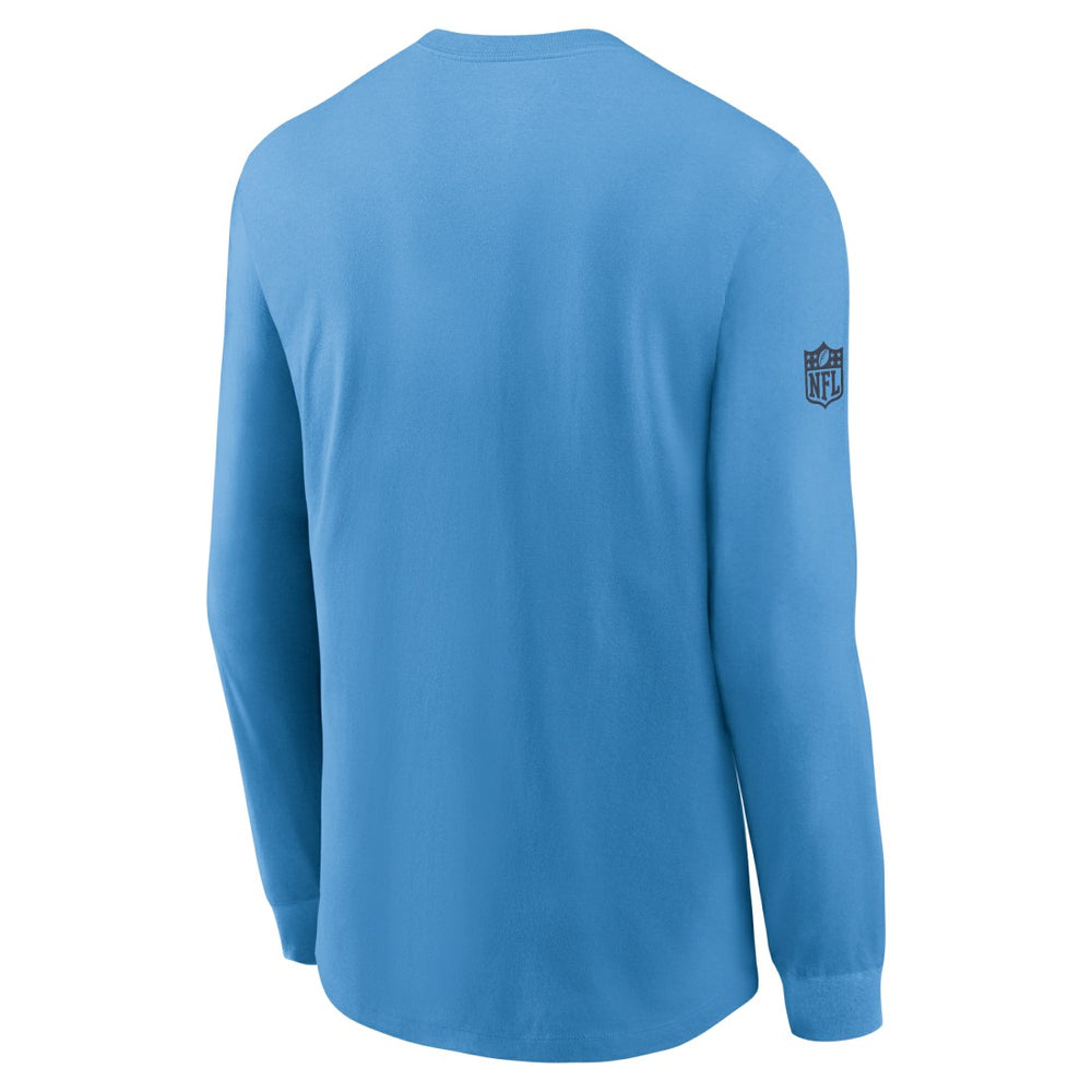 Tennessee Titans Sideline Dri-FIT Long Sleeve T-Shirt - Light Blue - Nike