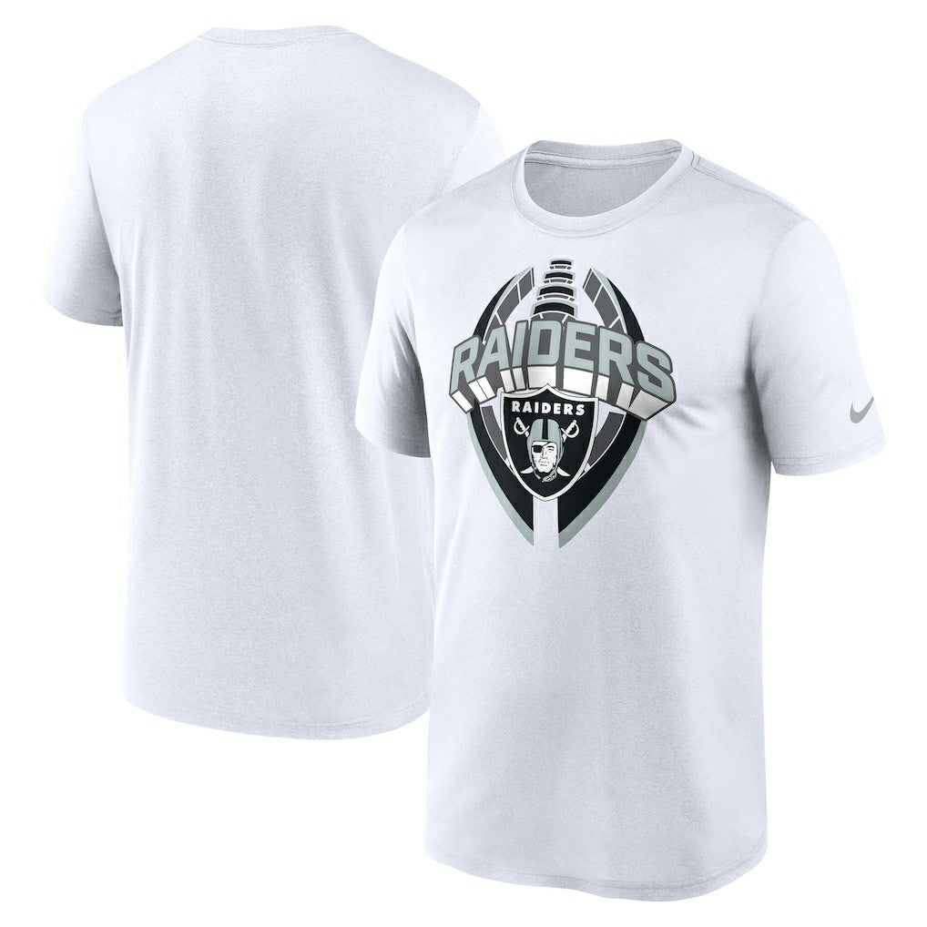 Las Vegas Raiders Legend Icon Performance T-Shirt - White - Nike