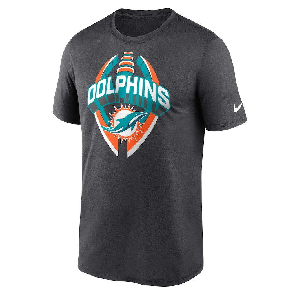 Miami Dolphins Legend Icon Performance T-Shirt - Gray - Nike