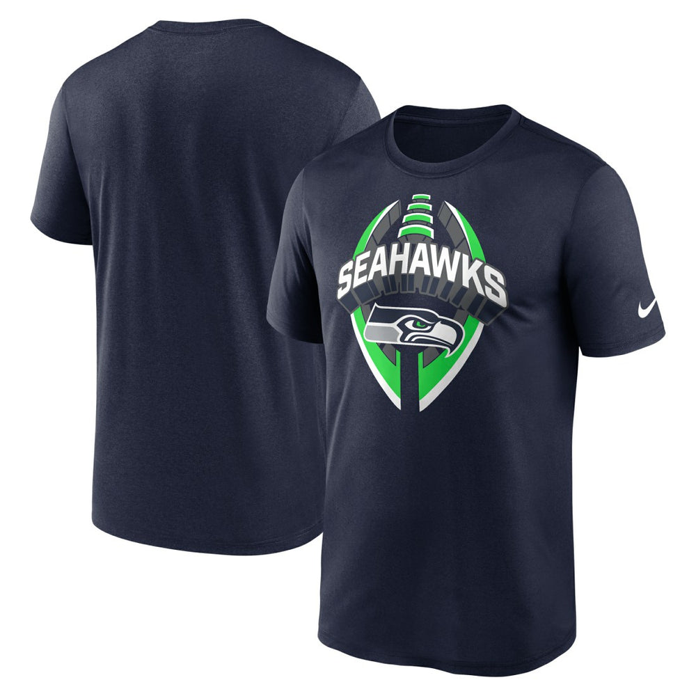 Seattle Seahawks Legend Icon Performance T-Shirt - College Navy - Nike