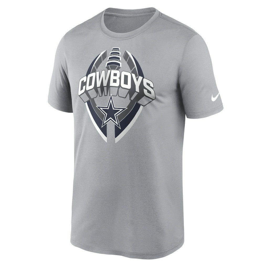 Dallas Cowboys Legend Icon Performance T-Shirt - Silver - Nike