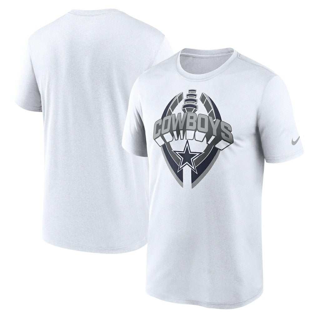Dallas Cowboys Legend Icon Performance T-Shirt - White - Nike