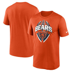 Chicago Bears Legend Icon Performance T-Shirt - Orange - Nike