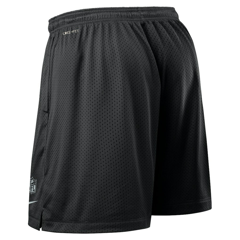 Las Vegas Raiders Sideline Reversible Dri-FIT Shorts - Black - Nike