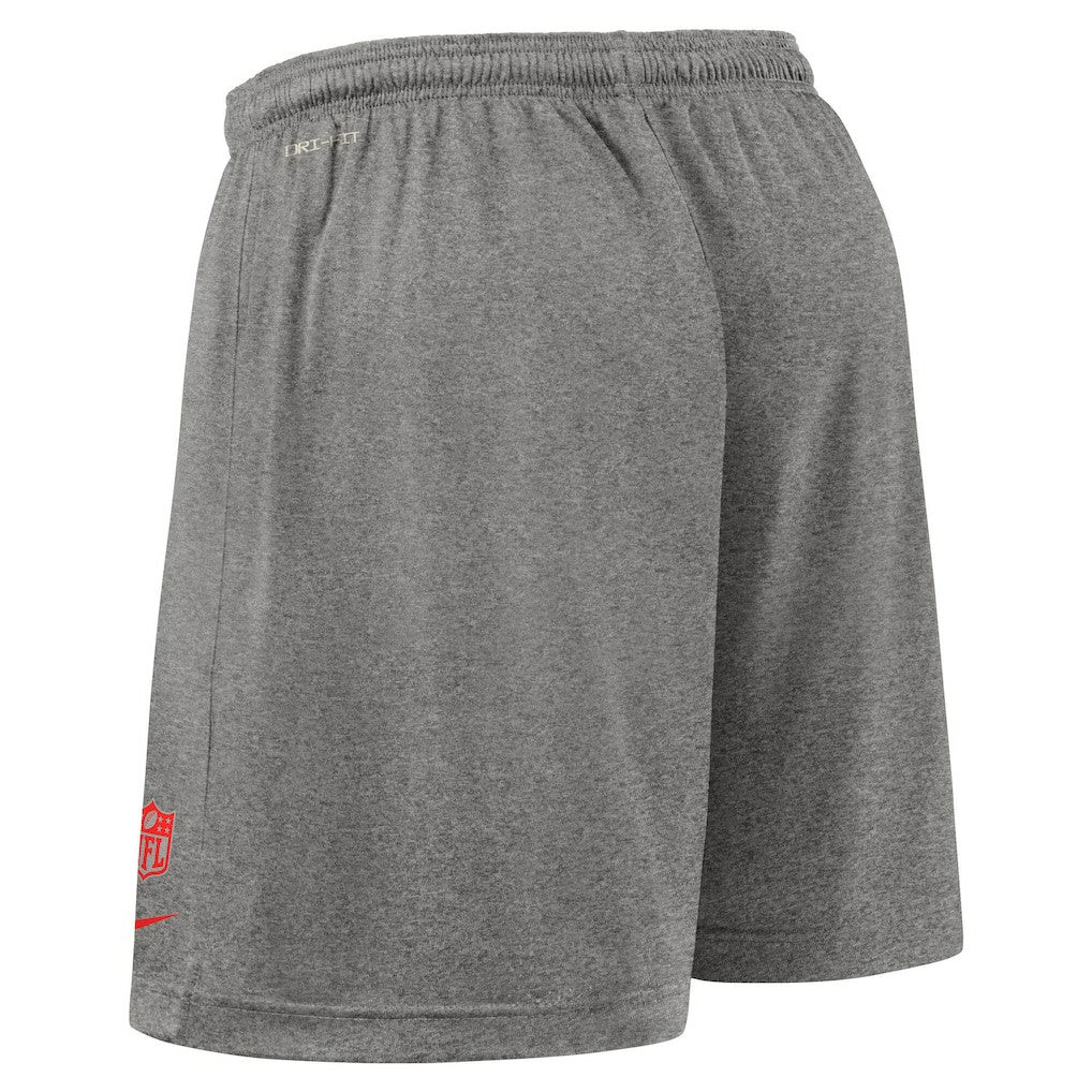 Kansas City Chiefs Sideline Reversible Dri-FIT Shorts - Red - Nike