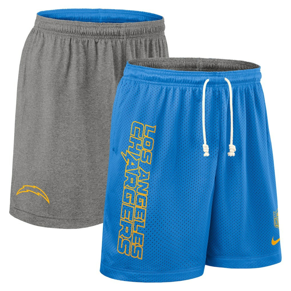 Los Angeles Chargers Sideline Reversible Dri-FIT Shorts - Powder Blue - Nike