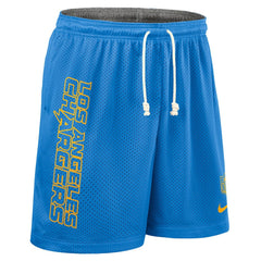 Los Angeles Chargers Sideline Reversible Dri-FIT Shorts - Powder Blue - Nike