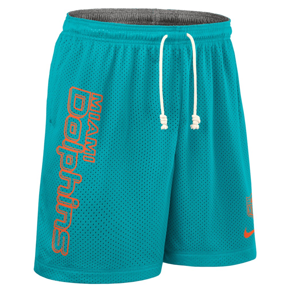 Miami Dolphins Sideline Reversible Dri-FIT Shorts - Aqua - Nike