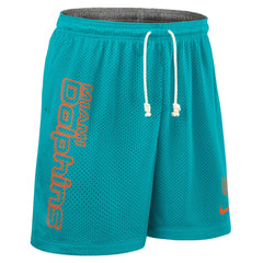 Miami Dolphins Sideline Reversible Dri-FIT Shorts - Aqua - Nike