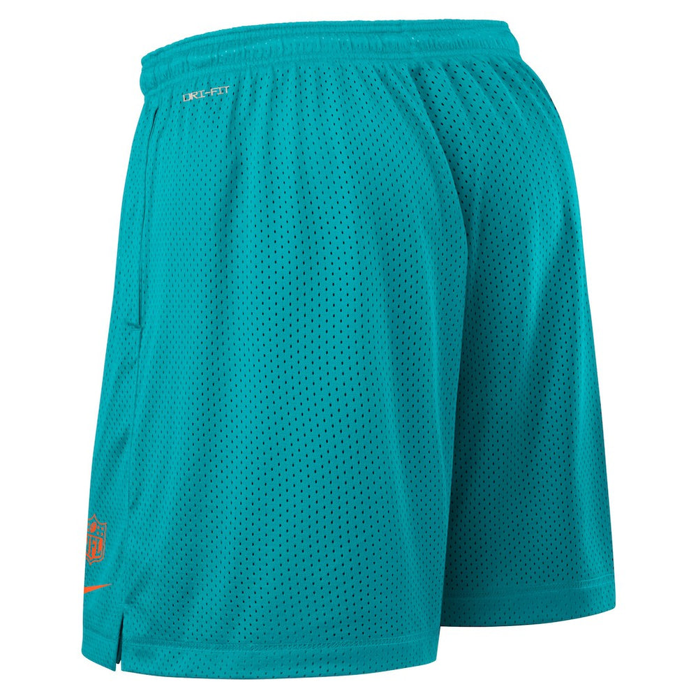 Miami Dolphins Sideline Reversible Dri-FIT Shorts - Aqua - Nike