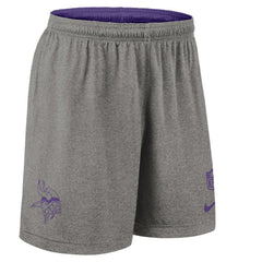 Minnesota Vikings Sideline Reversible Dri-FIT Shorts - Purple - Nike