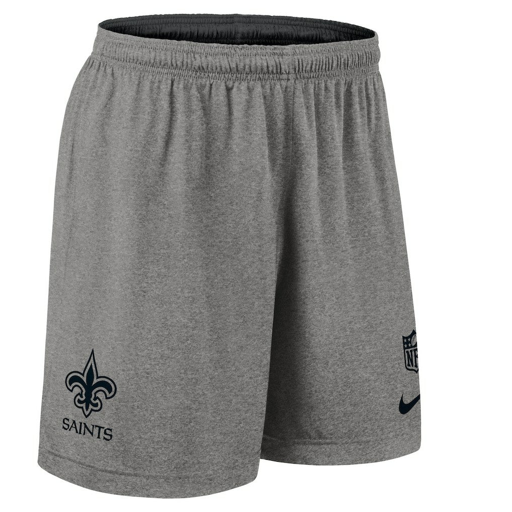 New Orleans Saints Sideline Reversible Dri-FIT Shorts - Black - Nike