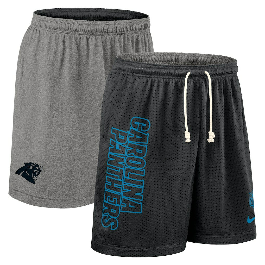 Carolina Panthers Sideline Reversible Dri-FIT Shorts - Black - Nike