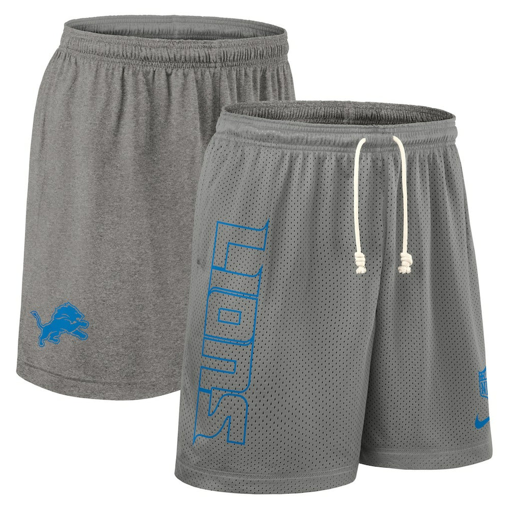 Detroit Lions Sideline Reversible Dri-FIT Shorts - Gray - Nike