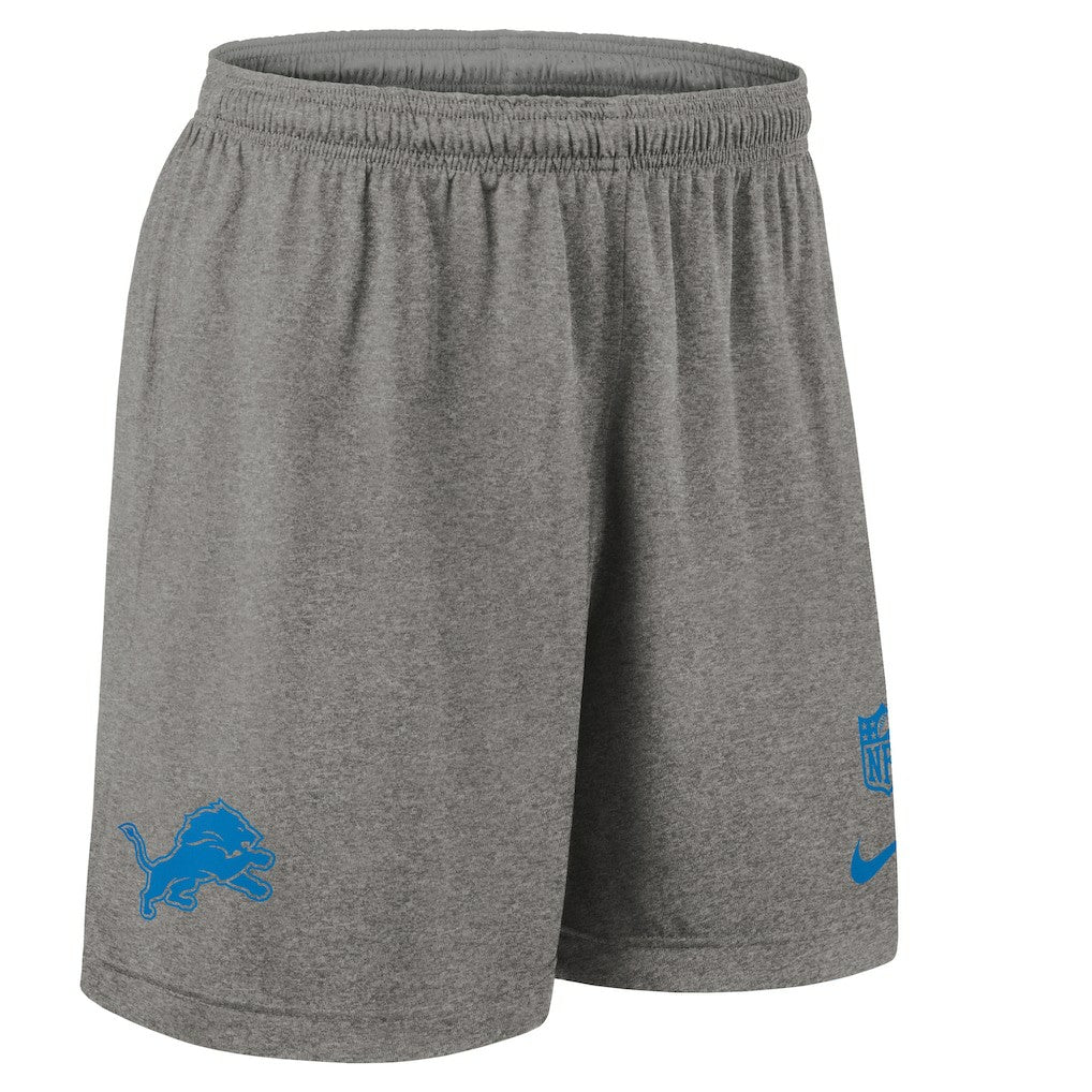 Detroit Lions Sideline Reversible Dri-FIT Shorts - Gray - Nike
