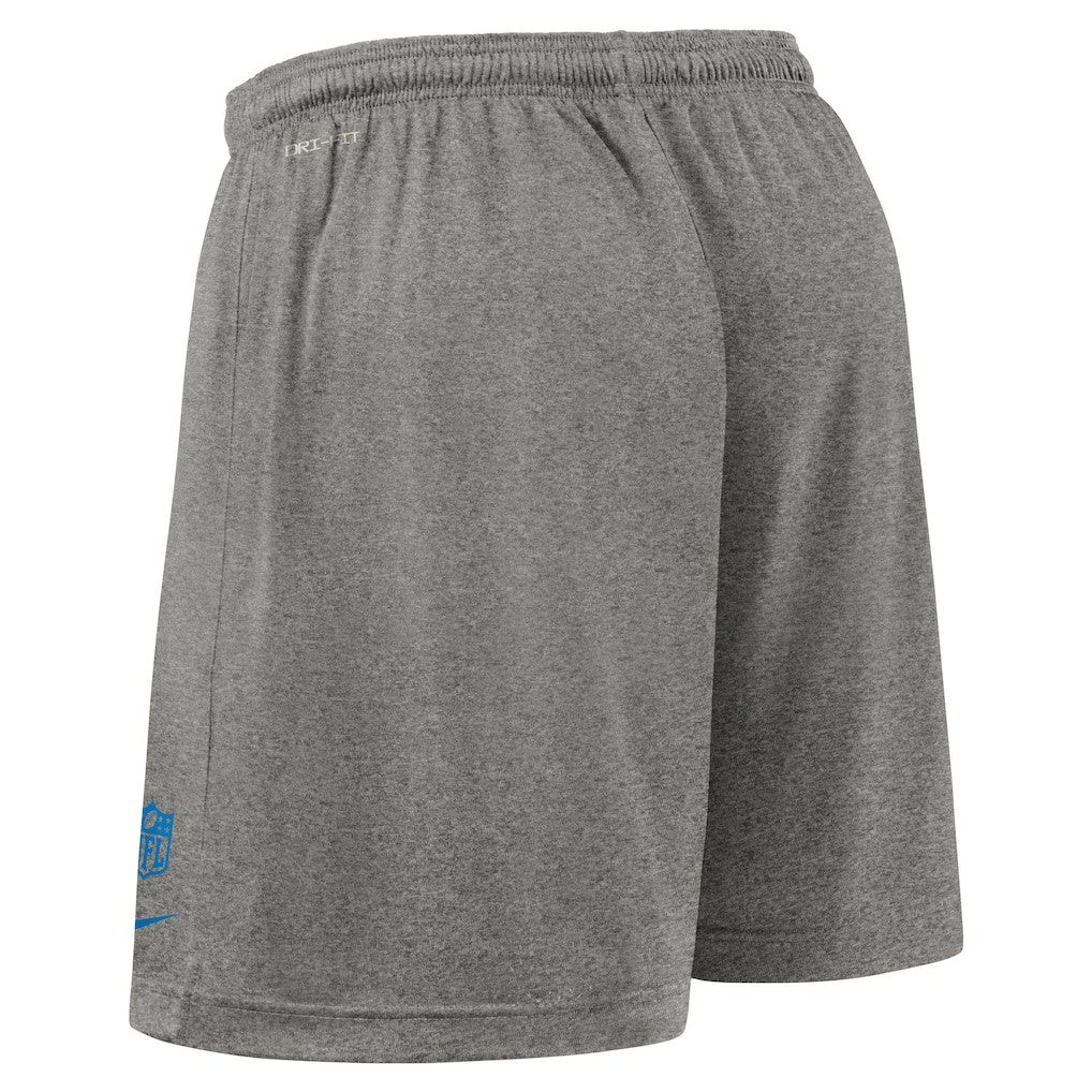 Detroit Lions Sideline Reversible Dri-FIT Shorts - Gray - Nike