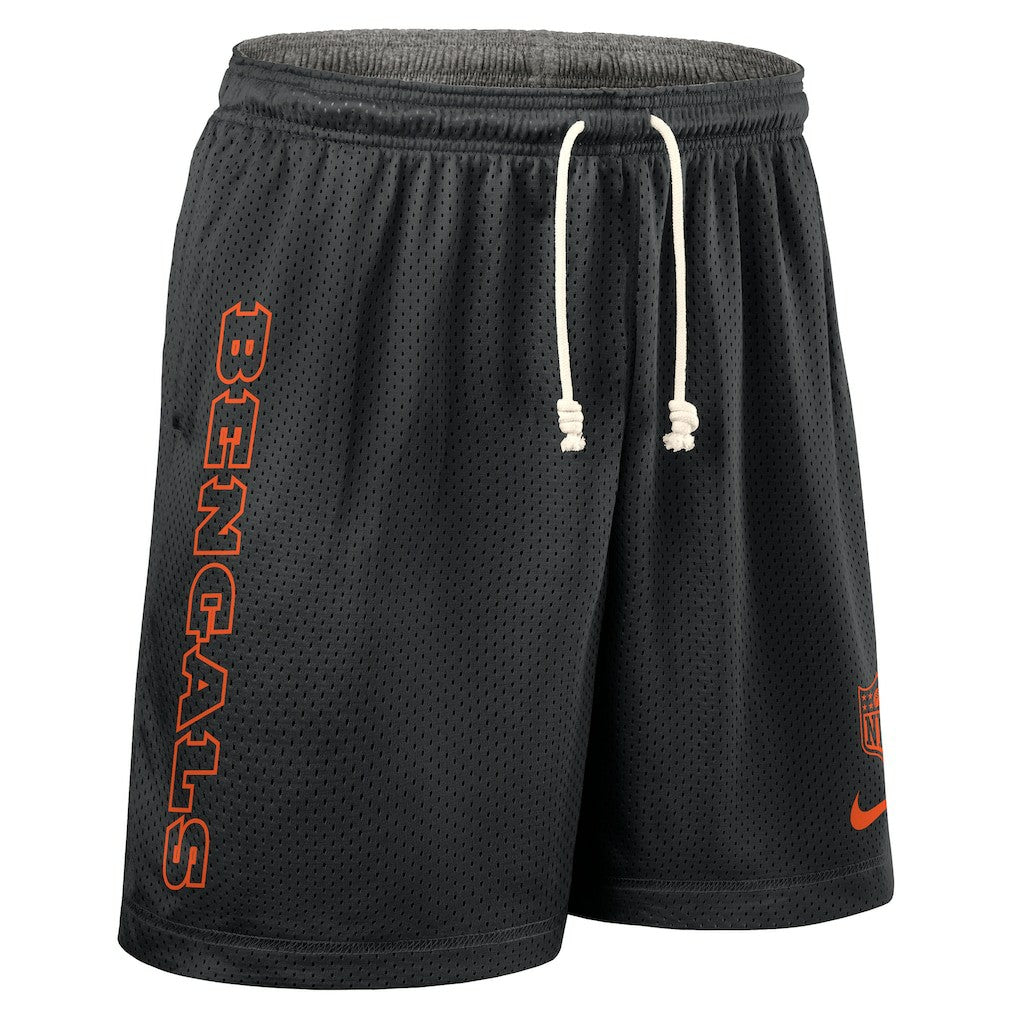 Cincinnati Bengals Sideline Reversible Dri-FIT Shorts - Black - Nike