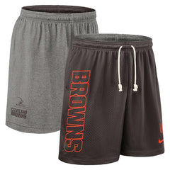 Cleveland Browns Sideline Reversible Dri-FIT Shorts - Brown - Nike