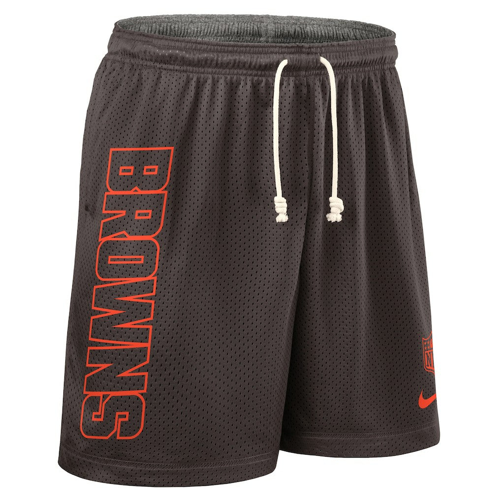 Cleveland Browns Sideline Reversible Dri-FIT Shorts - Brown - Nike