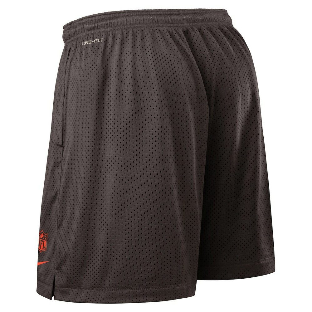 Cleveland Browns Sideline Reversible Dri-FIT Shorts - Brown - Nike