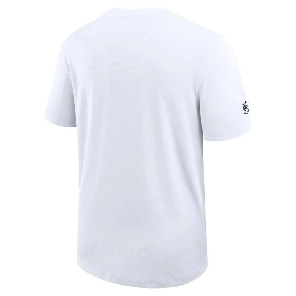 Dallas Cowboys Sideline UV Dri-Fit Coach Shirt - White - Nike