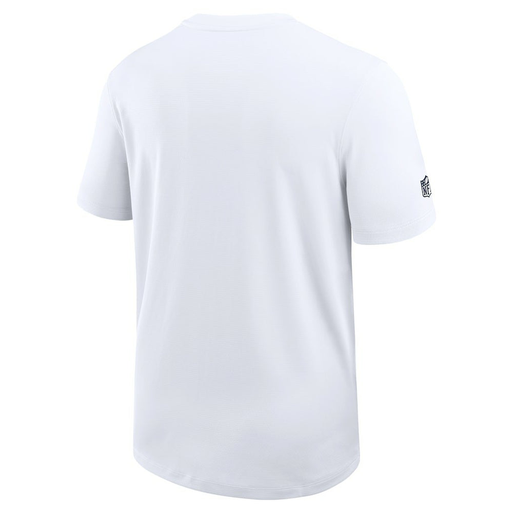Dallas Cowboys Sideline UV Dri-Fit Coach Shirt - White - Nike