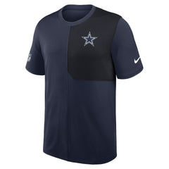 Dallas Cowboys Sideline UV Dri-Fit Coach Shirt - Navy - Nike