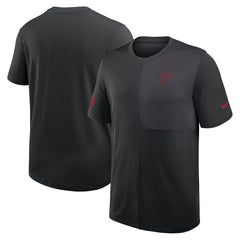 Atlanta Falcons Sideline UV Dri-Fit Coach Shirt - Black - Nike