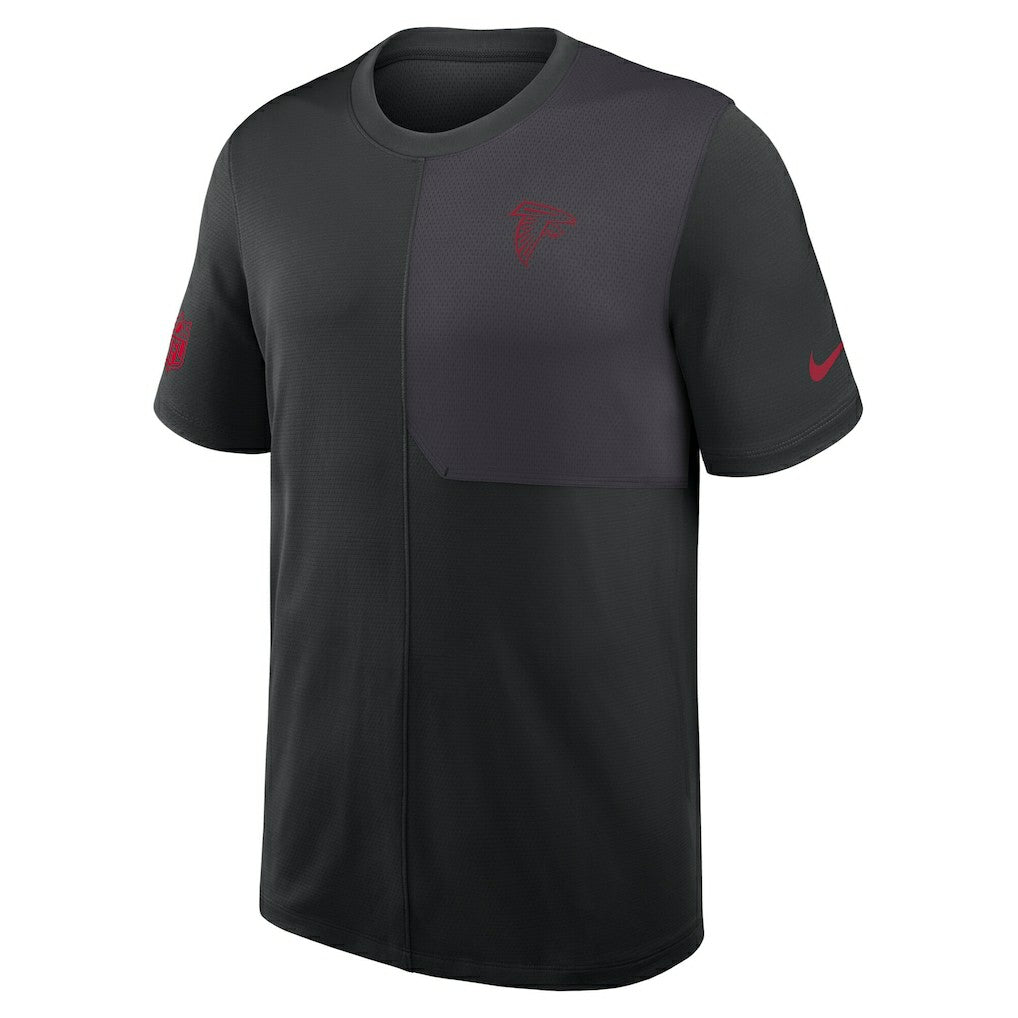 Atlanta Falcons Sideline UV Dri-Fit Coach Shirt - Black - Nike