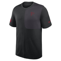 Atlanta Falcons Sideline UV Dri-Fit Coach Shirt - Black - Nike