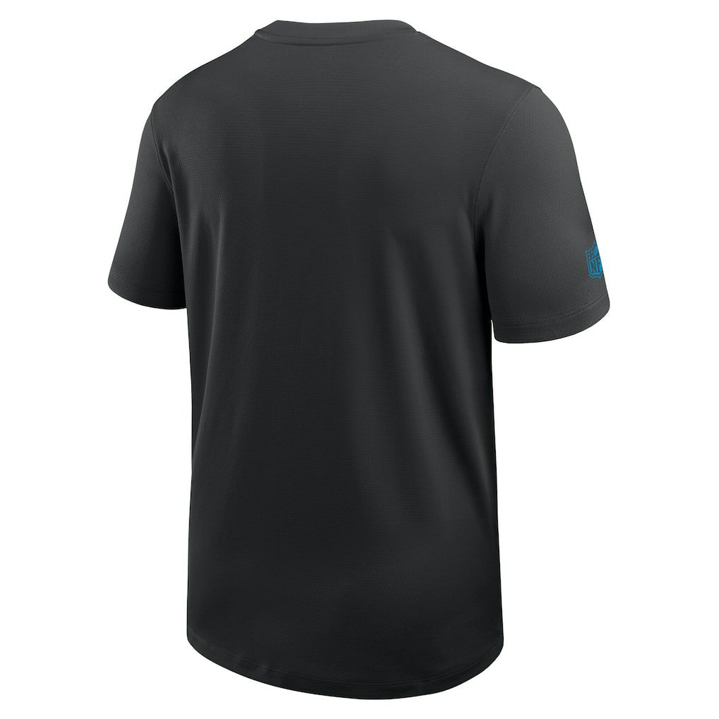 Carolina Panthers Sideline UV Dri-Fit Coach Shirt - Black - Nike