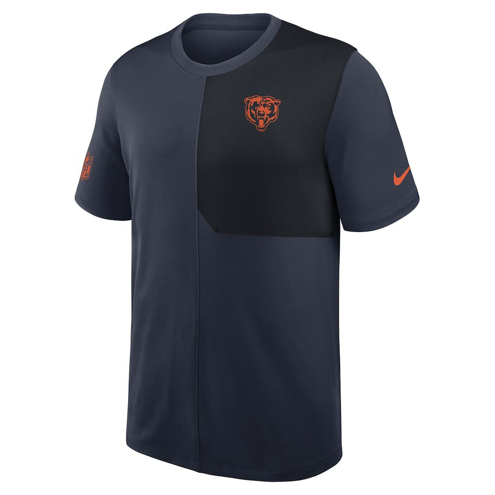 Chicago Bears Sideline UV Dri-Fit Coach Shirt - Navy - Nike