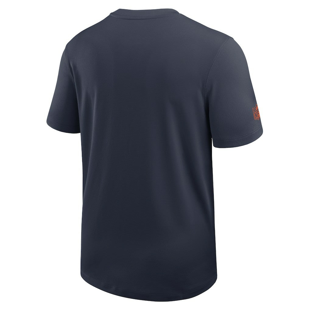 Chicago Bears Sideline UV Dri-Fit Coach Shirt - Navy - Nike